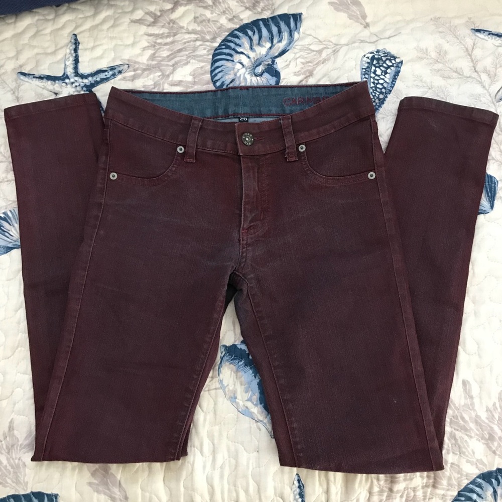 Carmar red skinny jeans